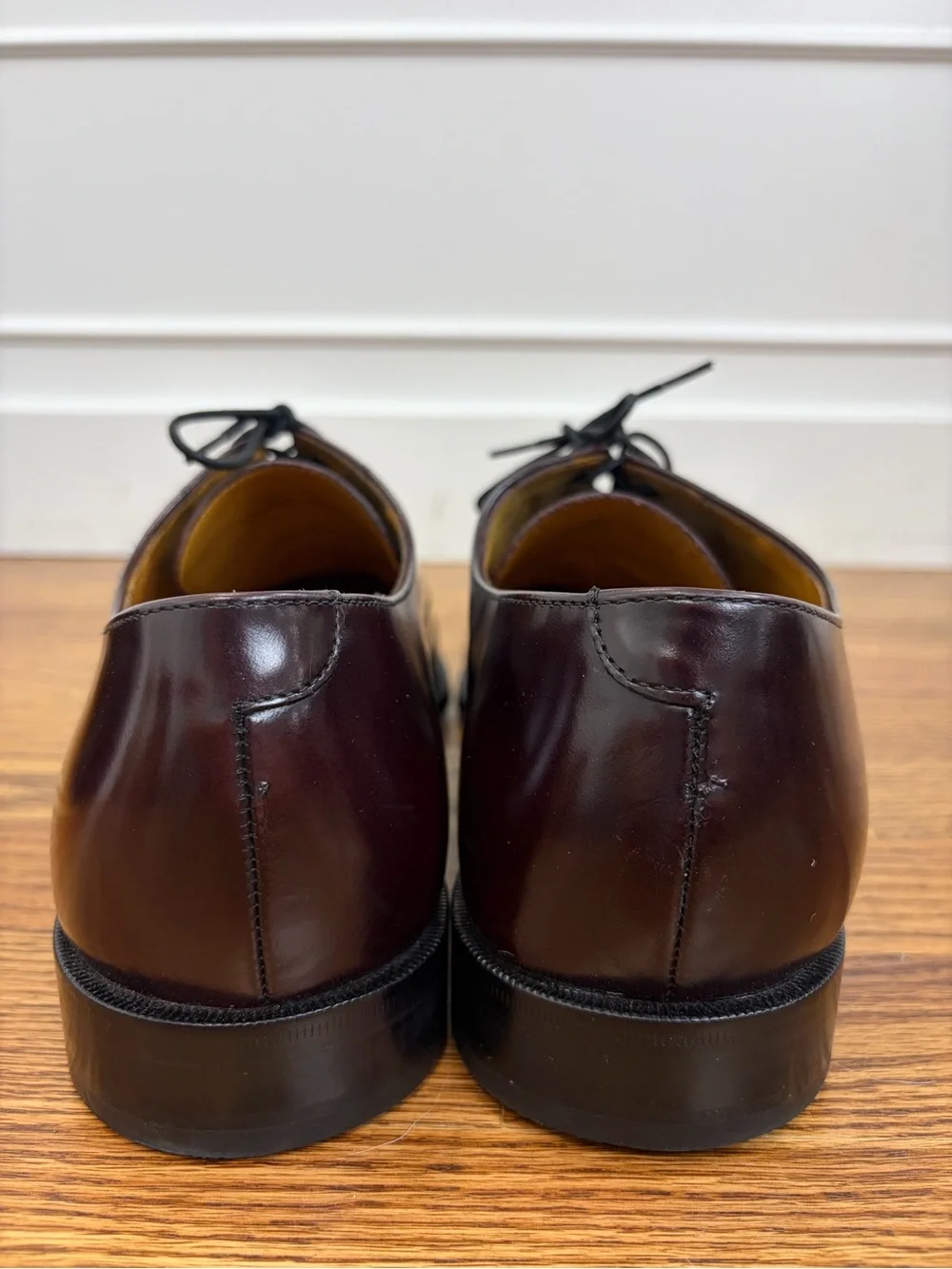Cole Haan Caldwell Cap-Toe Oxford Derby Shoes in Dark Burgundy (12D)
